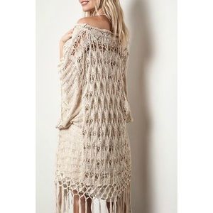 Kori America Crochet Duster